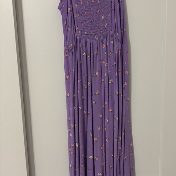 Girl’s Purple Floral Maxi Dress - Picture 3 of 8